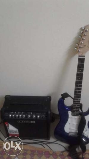 New guitar and guitar amp. on sale