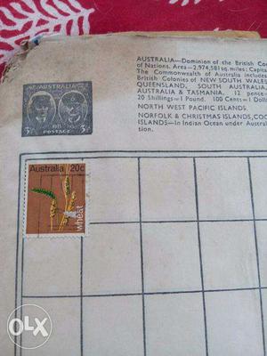 Old Australian Stamp