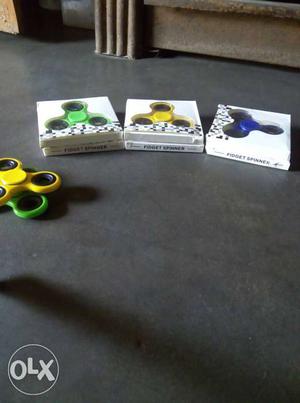 Packed new fidget spinners