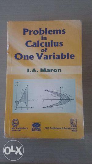 Problems in Calculus of One Variable by I A Maron