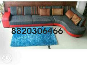 Red And Blue Sectional Sofa