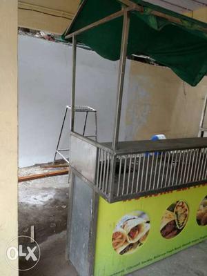 Stainless Steel Food Stall With 2 burners Price