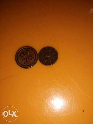 Two Bronze Coins