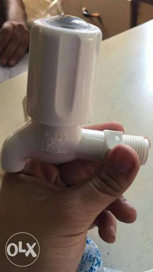 White Plastic Faucet