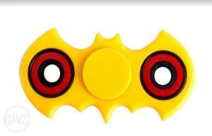Yellow And Red Batman Fidget Spinner