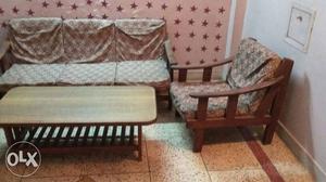 5 Seater Sofa set(3+1+1) with center table (Good quality