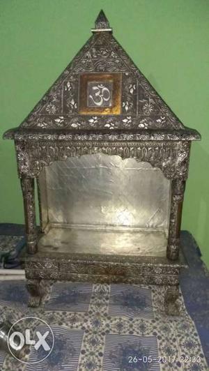 Brown Wooden Framed Poojah Altar
