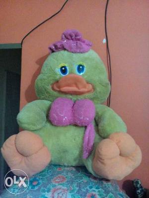 Green And Brown Duck Plush Toy