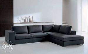 New Black Sectional Sofa