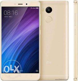 New series sealed pack Redmi 4 gold colour phone.3GB+32GB