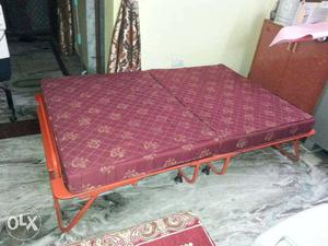 Purple And Brown Bed Mattress