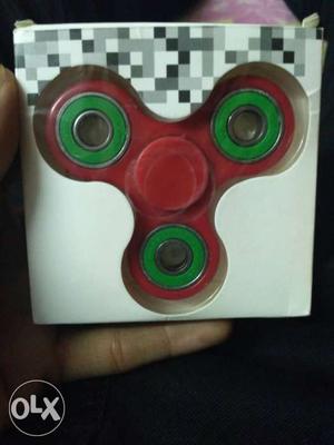 Red Fidget Spinner In Box