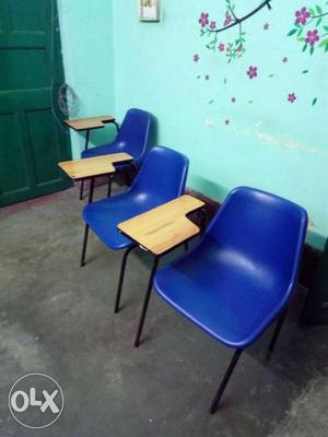 Rs650/- per chair.16 Chairs with writing pads available