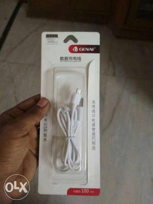 USB Cable for fast charging to any mobile. Good