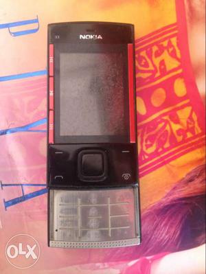 Urgent sale my Nokia x3 slider phone in good