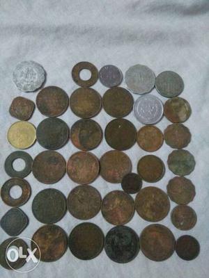 38 Indian old coin start year  to 