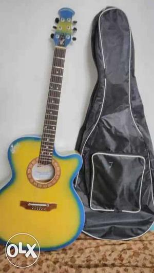 Acoustic Signatere Guitar With Bag and soft Picks