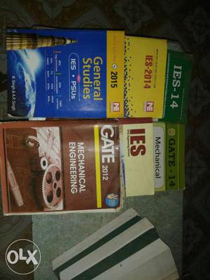 Books for MECHANICAL Gate and IES with Ace academy test