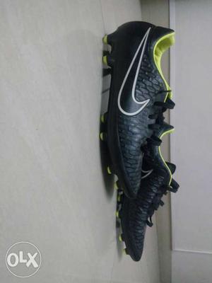 Nike Magista Black and Green Football cleats in