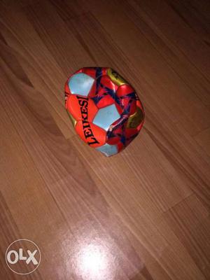 Orange And Red Soccer Bal