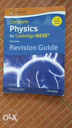Physics Revision Guide Unused for IGCSE Cambridge