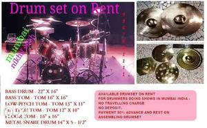 Red And Black Drum Kit