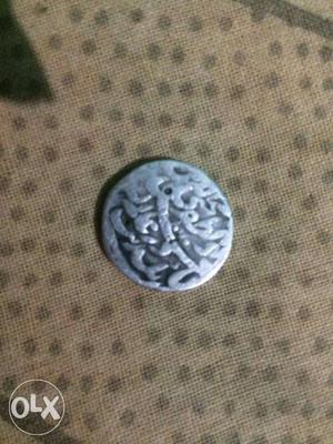 Round Silver Ornament fully silver.it's a part of our mugal