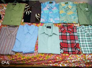 Rs 50 for each,Shirt size 40 to 42