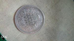 Silver coin indian 1 rs