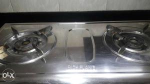 Sparingly used Gas stove with two burners