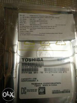 Toshiba 1Tb Hard Disk Drive In Pack