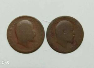 Two  British India Copper Coins... more than