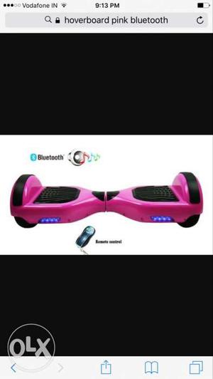 Used hover board pink used for 2 years in