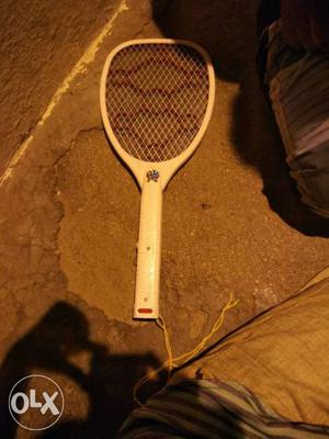 White Electric Bug Racquet