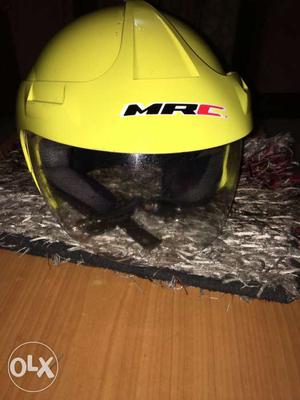 Yellow MRC Half Face Helmet