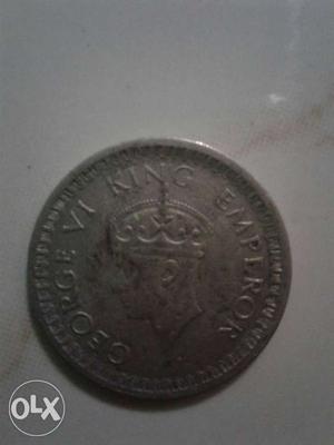  half rupee India (George vl King Emperor)