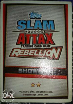 50 cards of wwe slam attax