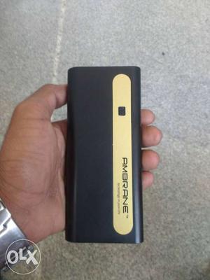 Ambrane power bank with bill and 5days old, It's