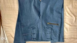 Blue Waist High Jeans
