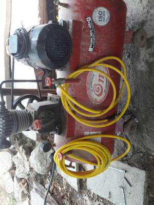Red And Black Air Compressor