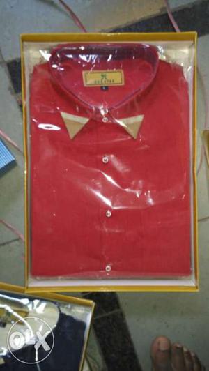 Red Dress Shirt In Box