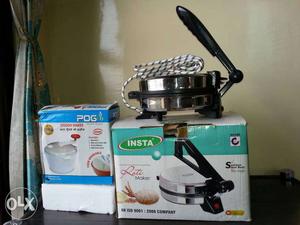 Stainless Steel Insta Rite Flatbread Maker With Box And Pog