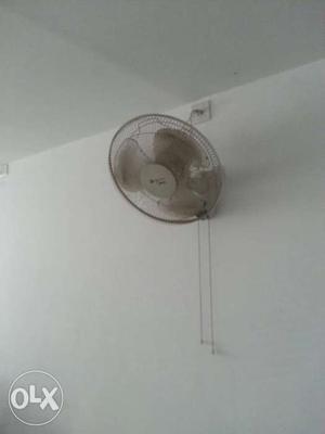 Wall mounted Bajaj brand Fan. I have 2 nos.