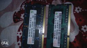 2gb + 1gb DDR3 laptop RAM