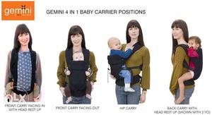 4 in 1 position baby carrier. Bought in the USA.