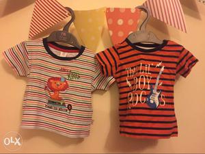 8 boys t-shirts for 6-9 months old baby