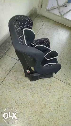 Baby's Black And White Car Seat