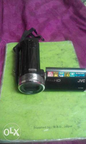 Black JVC Camcorder