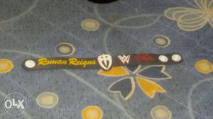 Black WWE Roman Reigns Silicone Bracelet
