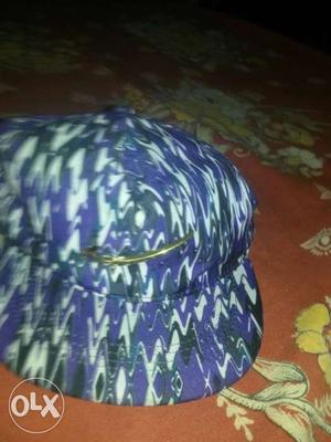 Blue And White Bucket Hat